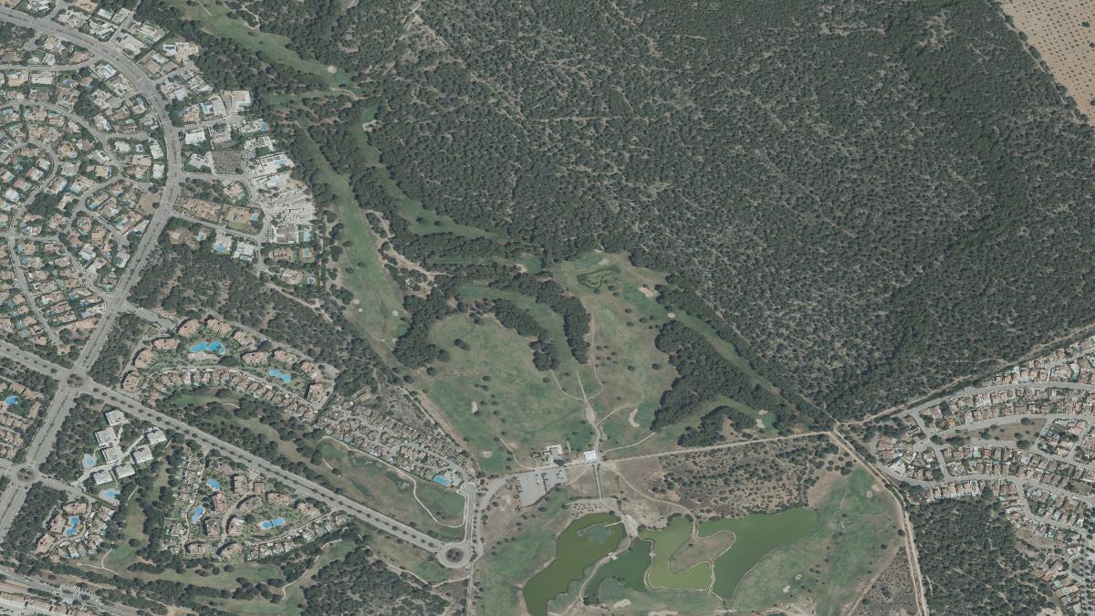 Vista aérea de Golf Santa Ponsa II y su entorno