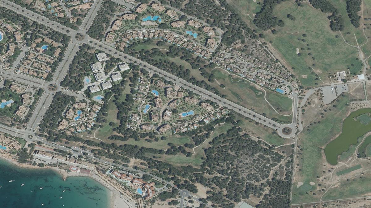 Vista aérea de Golf Santa Ponsa III y su entorno