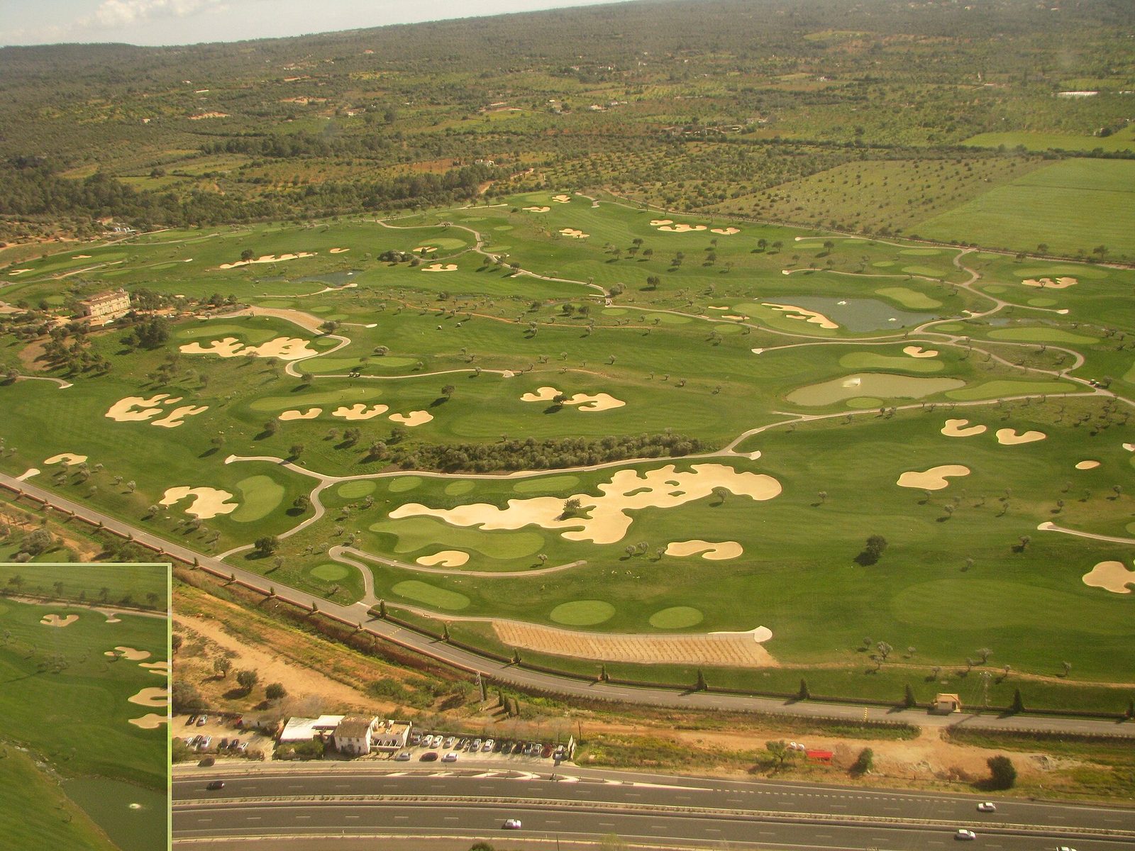 Vista del campo Golf Son Gual