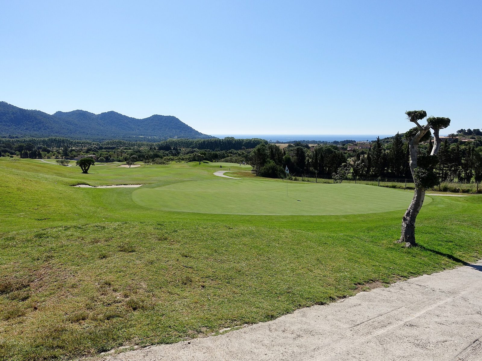 Vista del campo Pula Golf Resort