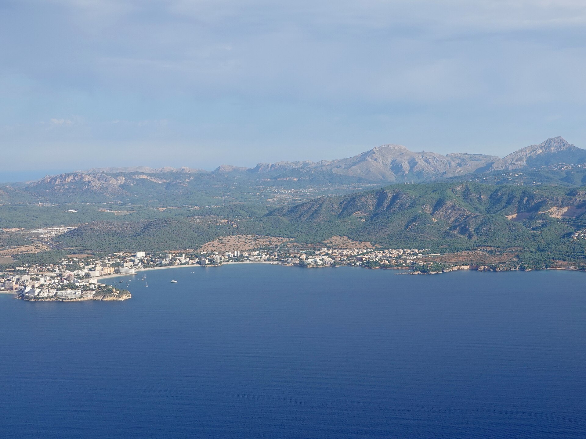 Vista aérea de Palmanova y el entorno de Son Caliu